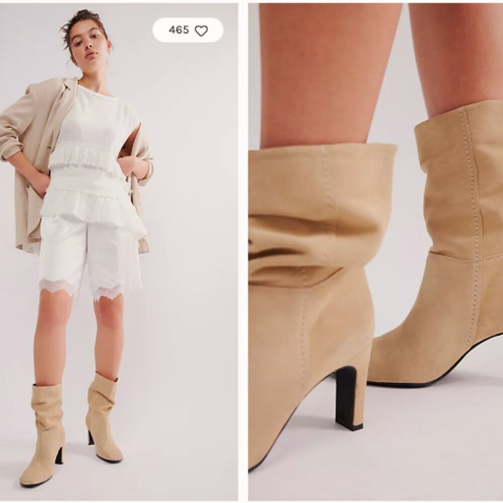 Free People $100 off!!  ❤️ Suede Claudette Slouch Boot- NWT